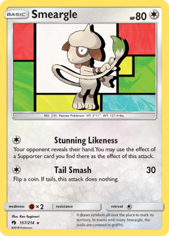Smeargle #157 Lost Thunder