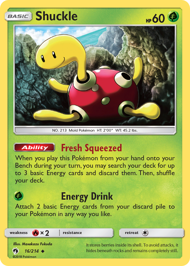 Shuckle #16 Lost Thunder
