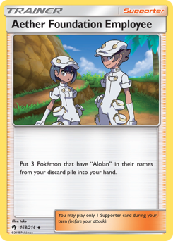 Aether Foundation Employee #168 Lost Thunder