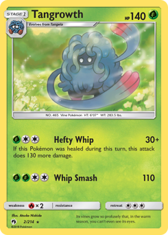 Tangrowth #2 Lost Thunder