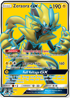 Zeraora-GX #201 Lost Thunder