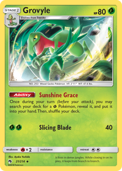 Grovyle #21 Lost Thunder