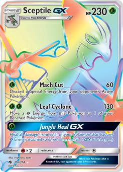 Sceptile-GX #216 Lost Thunder