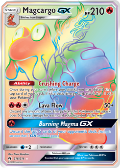 Magcargo-GX #218 Lost Thunder