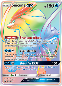 Suicune-GX #220 Lost Thunder