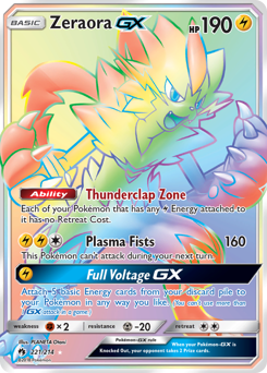 Zeraora-GX #221 Lost Thunder