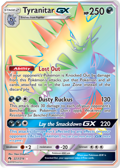 Tyranitar-GX #223 Lost Thunder