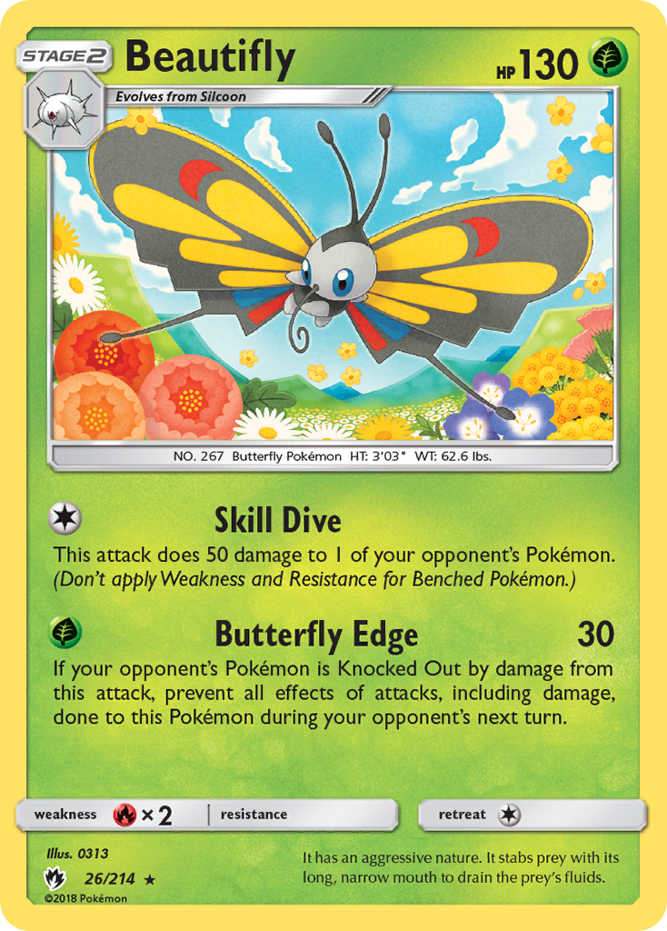 Beautifly #26 Lost Thunder