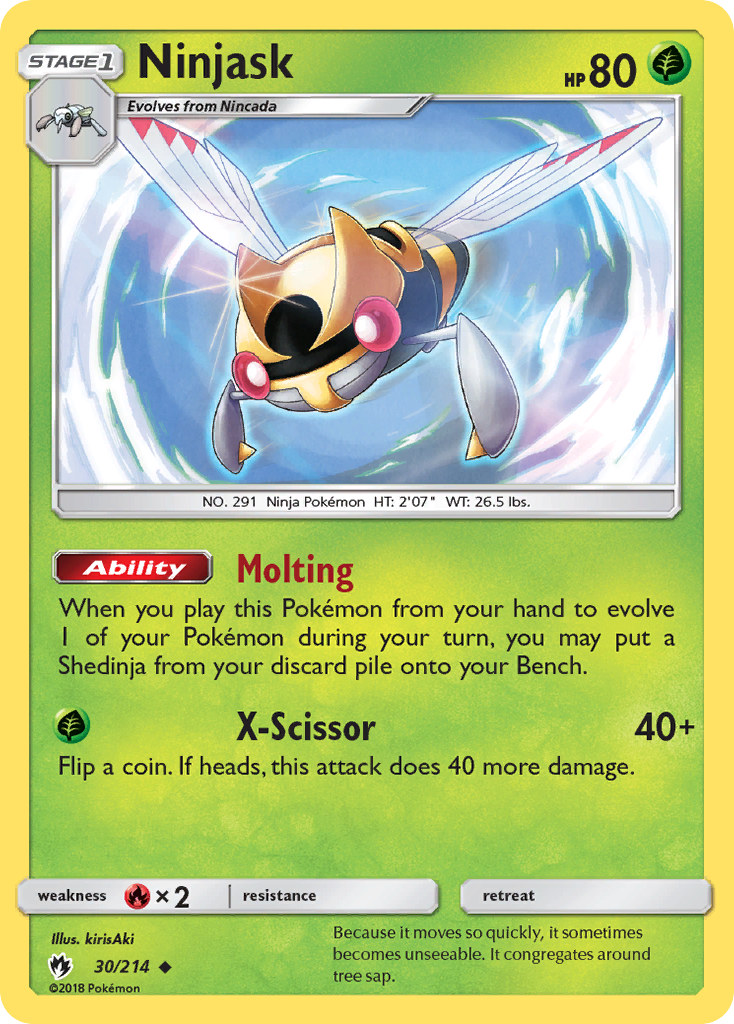 Ninjask #30 Lost Thunder