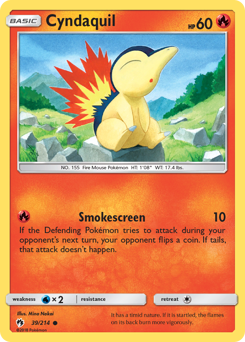 Cyndaquil #39 Lost Thunder