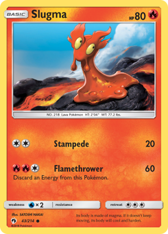 Slugma #43 Lost Thunder