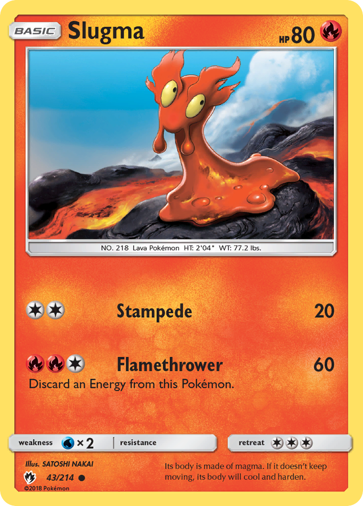 Slugma #43 Lost Thunder
