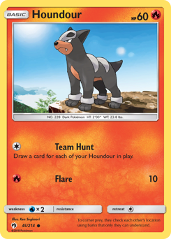 Houndour #45 PSA 10