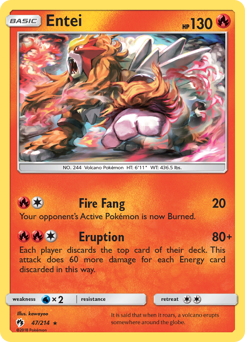Entei Lost Thunder #47