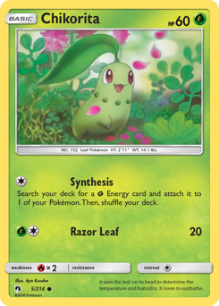 Chikorita #5 Lost Thunder