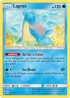 Lapras #56 Lost Thunder