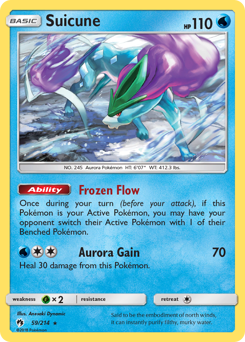 Suicune #59 Lost Thunder