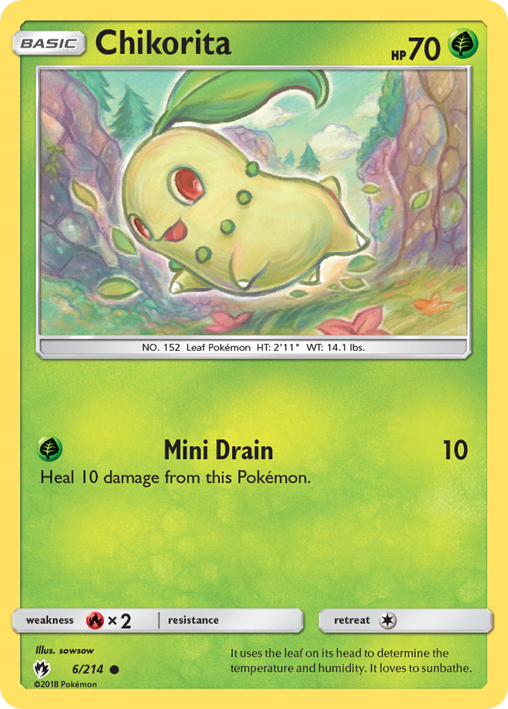 Chikorita #6 Lost Thunder