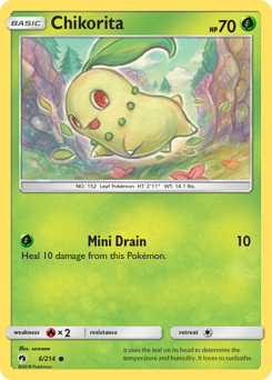 Chikorita #6 Lost Thunder
