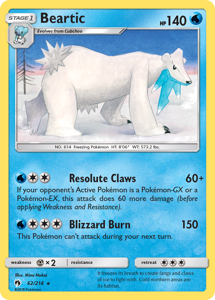 Beartic #62 Lost Thunder