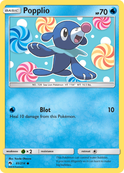 Popplio Lost Thunder #65