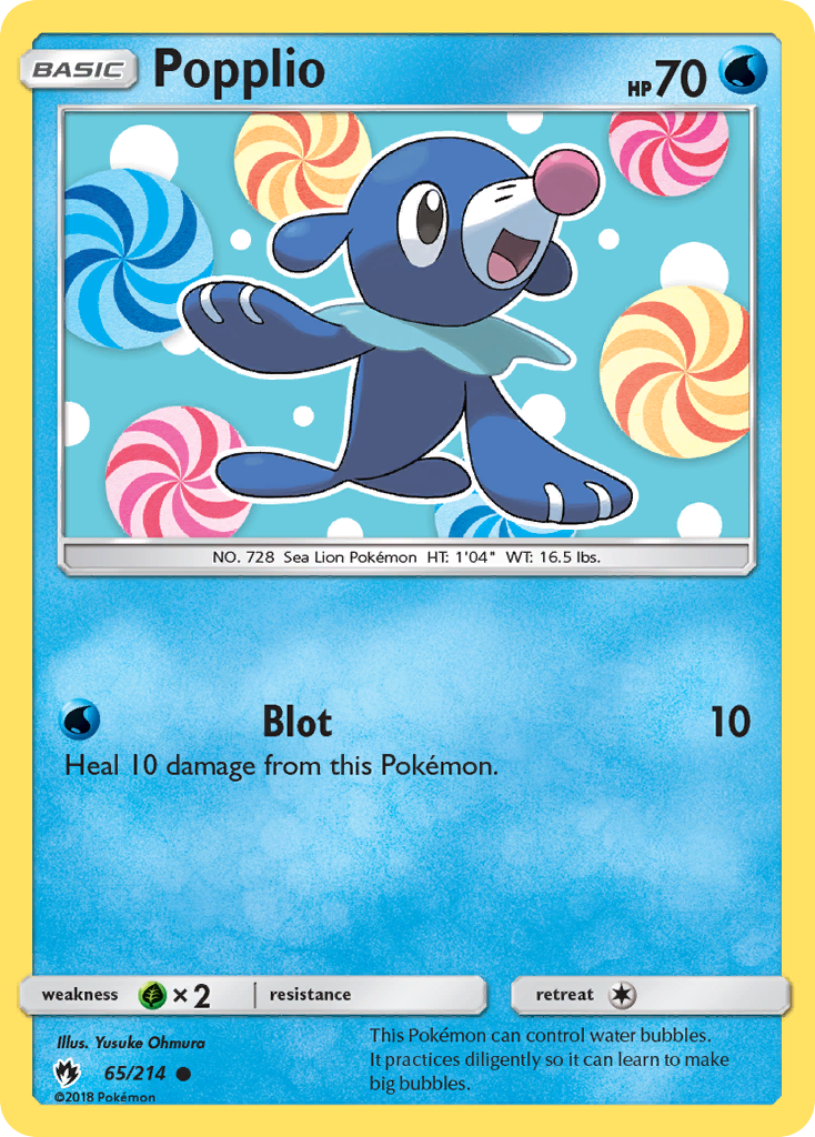 Popplio #65 Lost Thunder