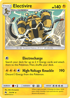 Electivire Lost Thunder #72