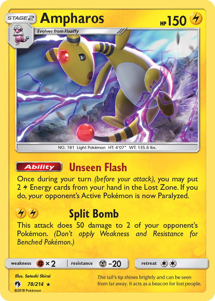 Ampharos #78 Lost Thunder