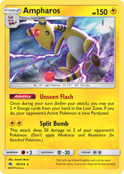 Ampharos #78 Lost Thunder