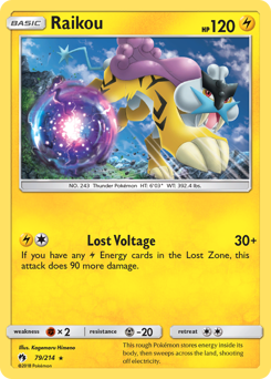 Raikou #79 Lost Thunder