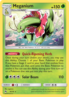 Meganium #8 Lost Thunder