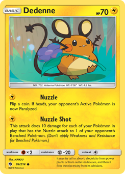 Dedenne #84 PSA 10