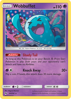Wobbuffet #93 Lost Thunder
