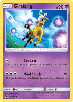 Girafarig #94 Lost Thunder