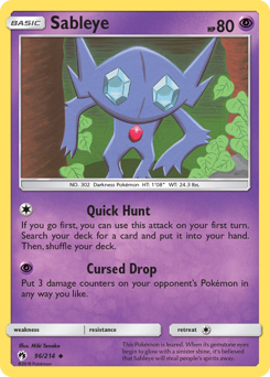 Sableye #96 PSA 10
