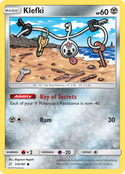 Klefki #110 Team Up