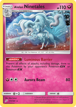 Alolan Ninetales #111 Team Up