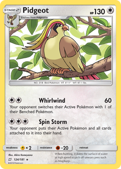 Pidgeot #124 Team Up