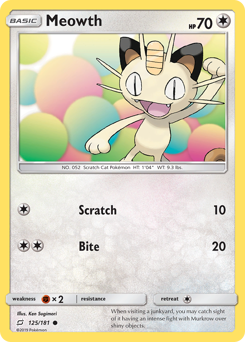 Meowth #125 PSA 10