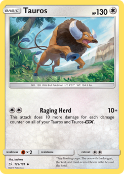 Tauros Team Up #129