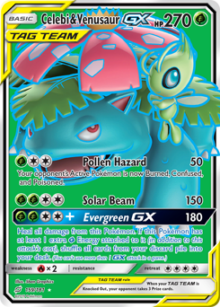Celebi & Venusaur-GX Team Up #159