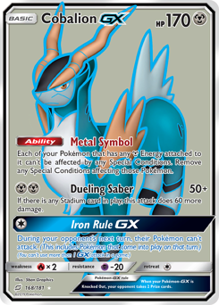Cobalion-GX #168 Team Up