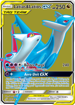 Latias & Latios-GX Team Up #169