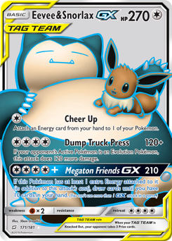 Eevee & Snorlax-GX #171 Team Up