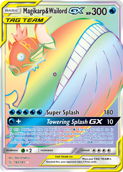 Magikarp & Wailord-GX #183 Team Up