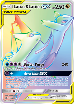 Latias & Latios-GX Team Up #190