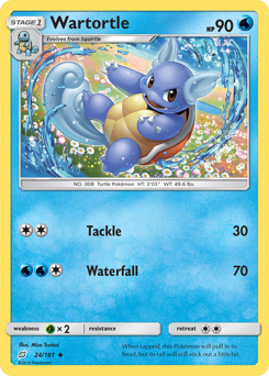 Wartortle #24 Team Up