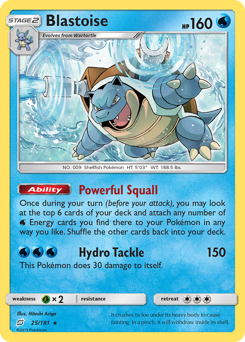 Blastoise #25 Team Up