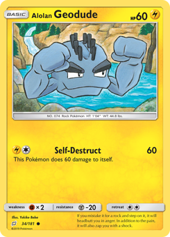 Alolan Geodude #34 Team Up