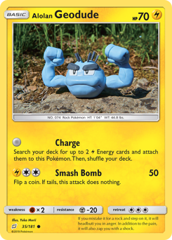 Alolan Geodude #35 Team Up